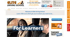 Desktop Screenshot of elite-driving-school.co.uk