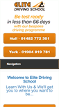Mobile Screenshot of elite-driving-school.co.uk